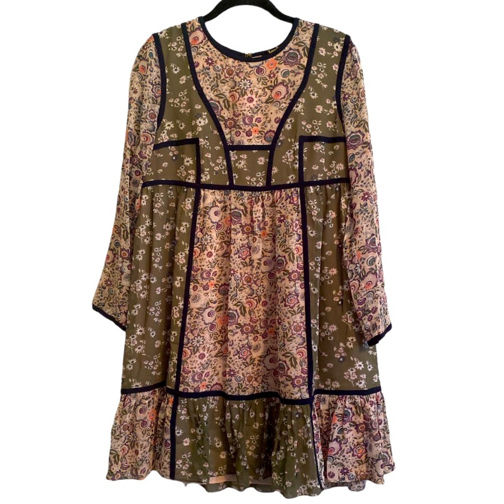 Juicy Couture patchwork floral print dress